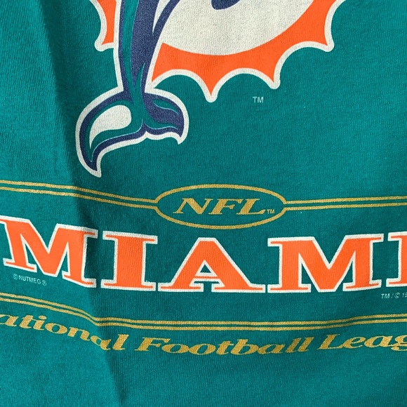 Vintage Kid’s Miami Dolphins Tshirt in Teal - Picture 3 of 6